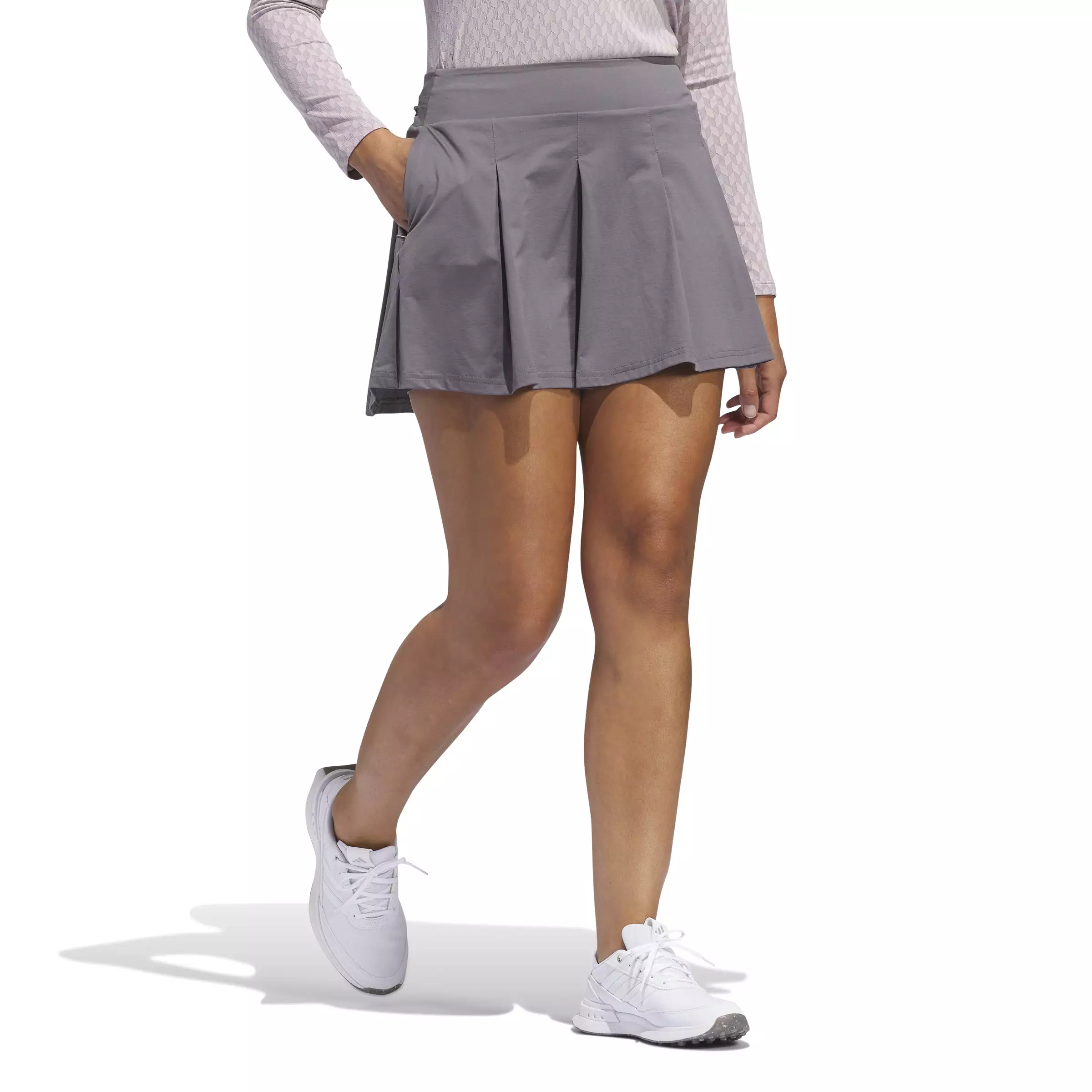 adidas Golf Women's Ultimate365 Tour Pleated Skort - Charcoal SS24