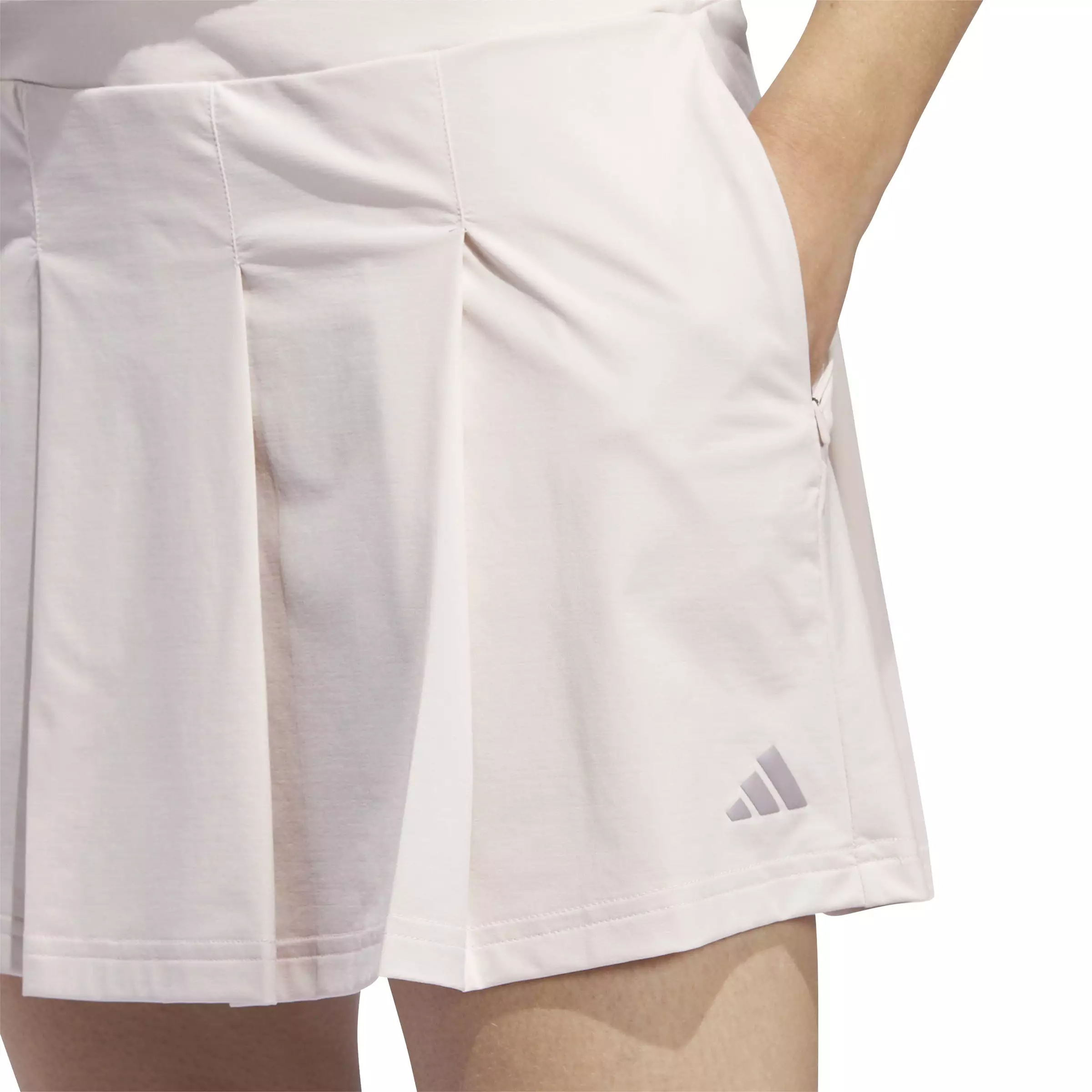 adidas Golf Women's Ultimate365 Tour Pleated Skort - Putty Mauve SS24