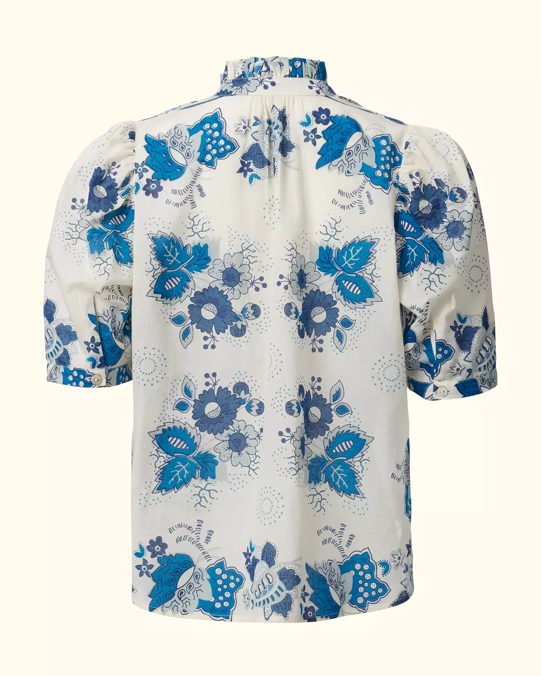 ALIX OF BOHEMIA Winnie Blue China Panel Shirt