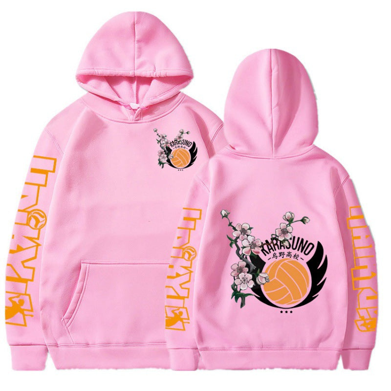 Anime Haikyuu Hoodies  Karasuno Fly High