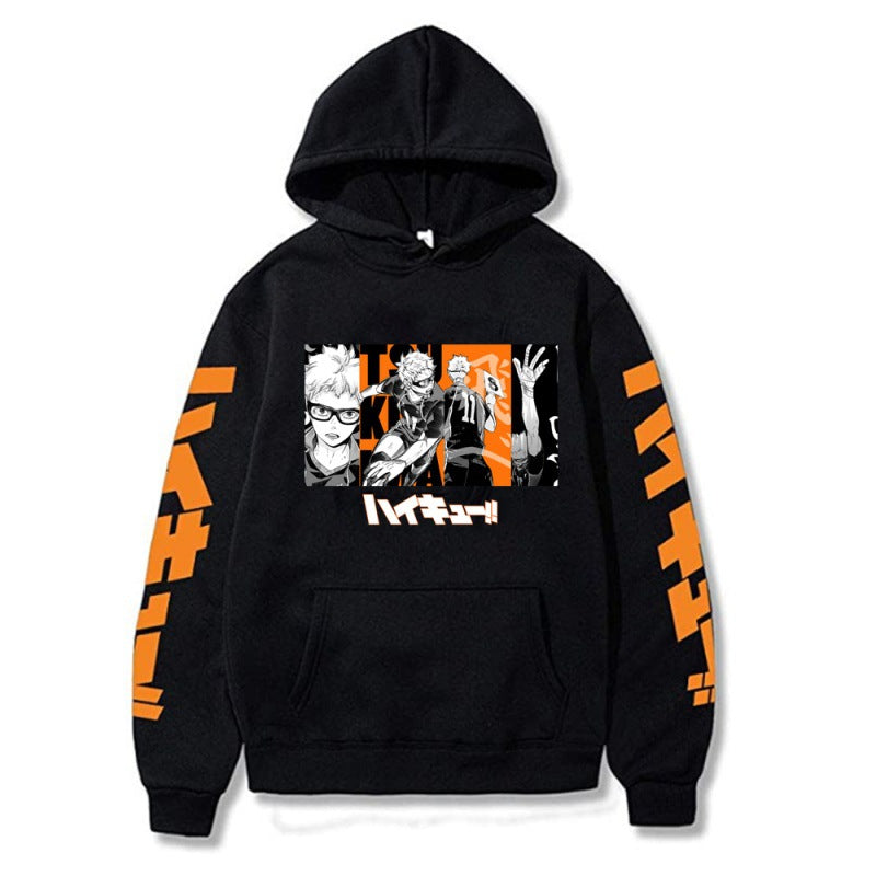 Anime Haikyuu Hoodies  Karasuno Fly High