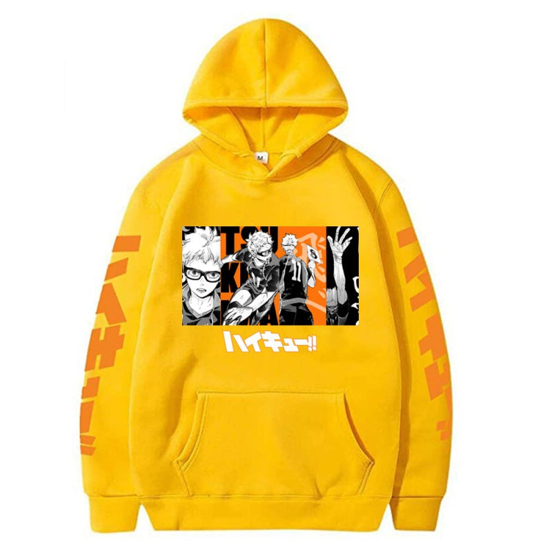 Anime Haikyuu Hoodies  Karasuno Fly High