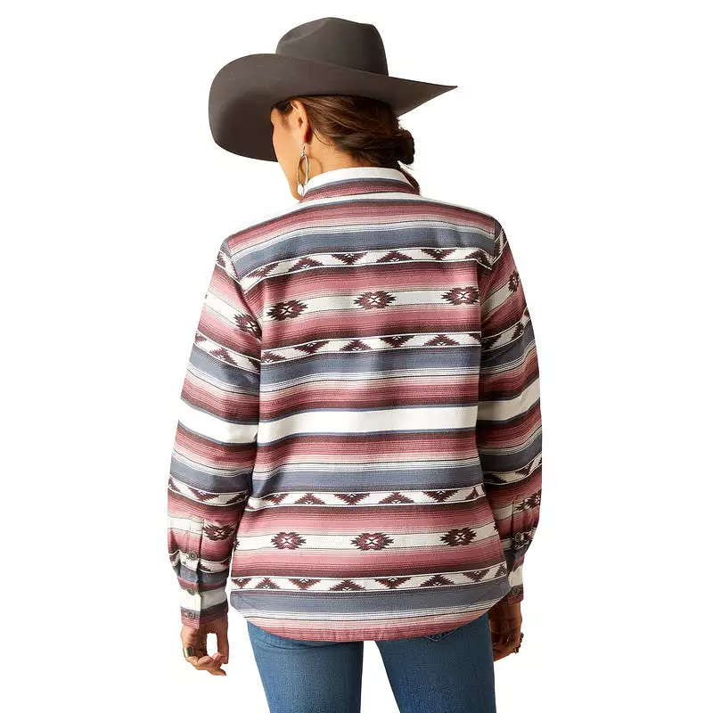 'Ariat' Women's Shacket Shirt Jacket - Serape