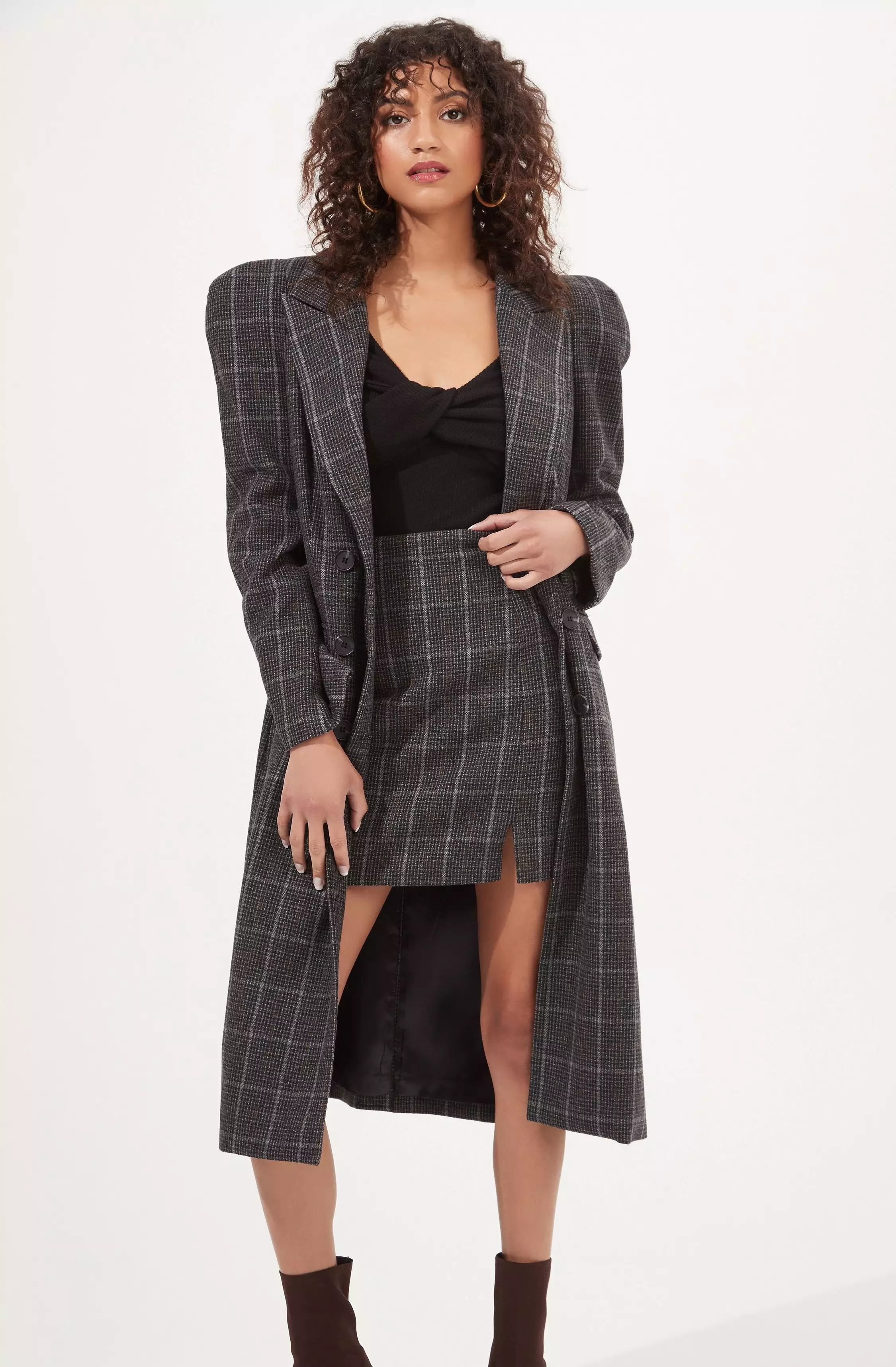 Audrey Plaid Mini Skirt