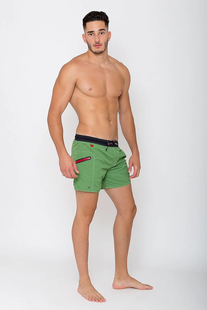 Beach Shorts 'OZONE' Right Pocket with Zipper Pocket