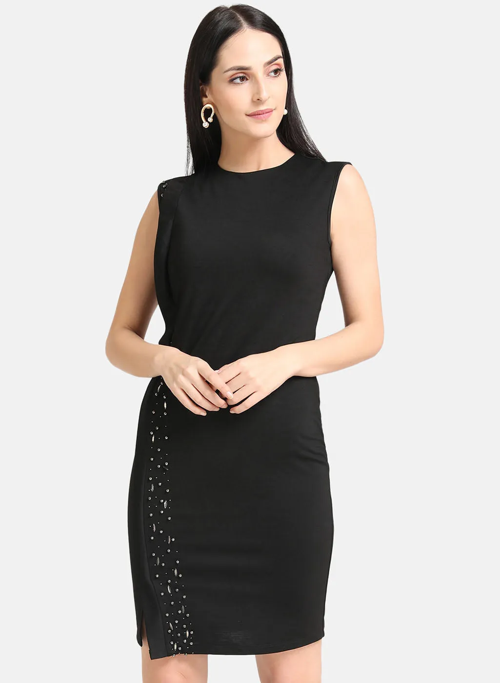 Black Embellished Dress