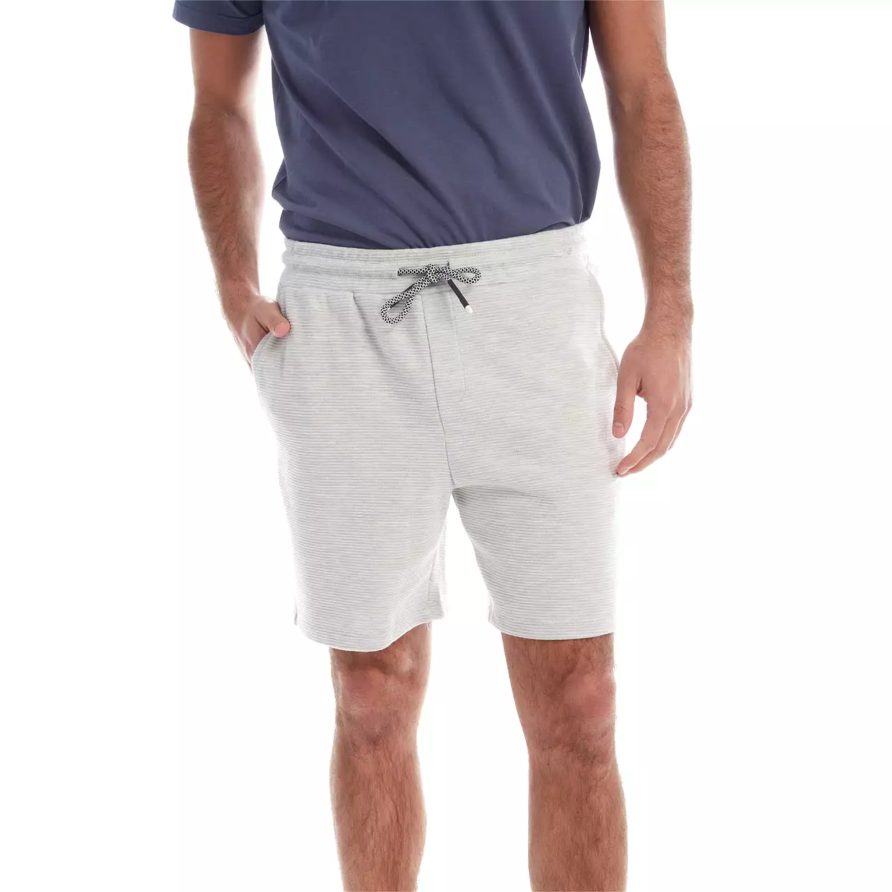 Bo Ottoman Elastic Waist Shorts Oatmeal