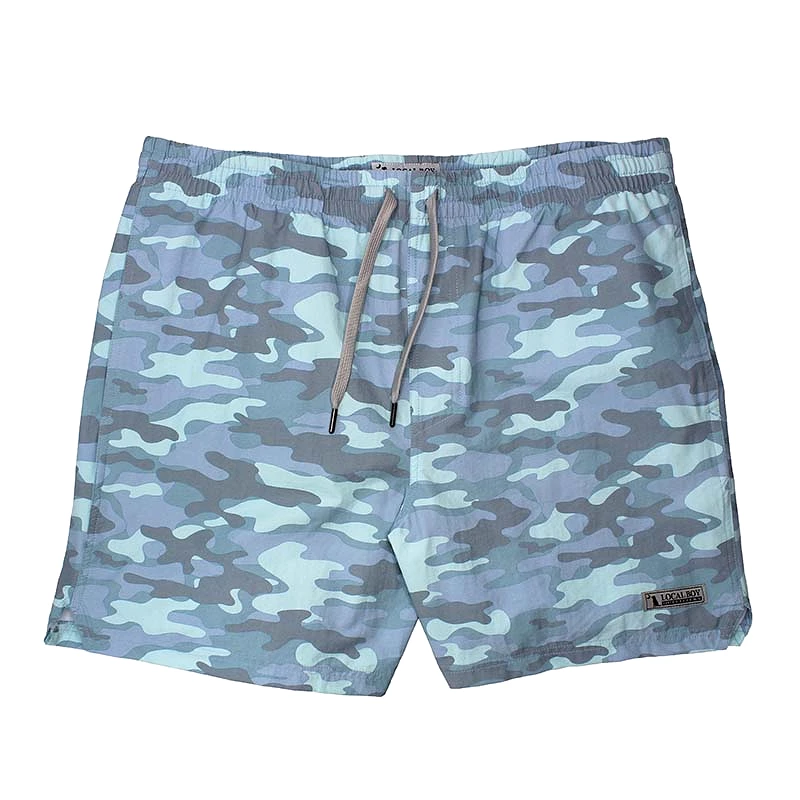 Camo 6 Inch Swim Trunks