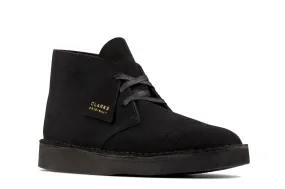 Clarks Originals Desert Coal Boots Men's Black Suede Chukka Boots 26154809