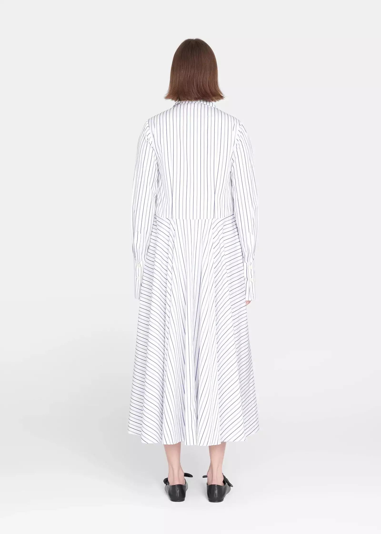 CO Collared Shirt Dress in Cotton