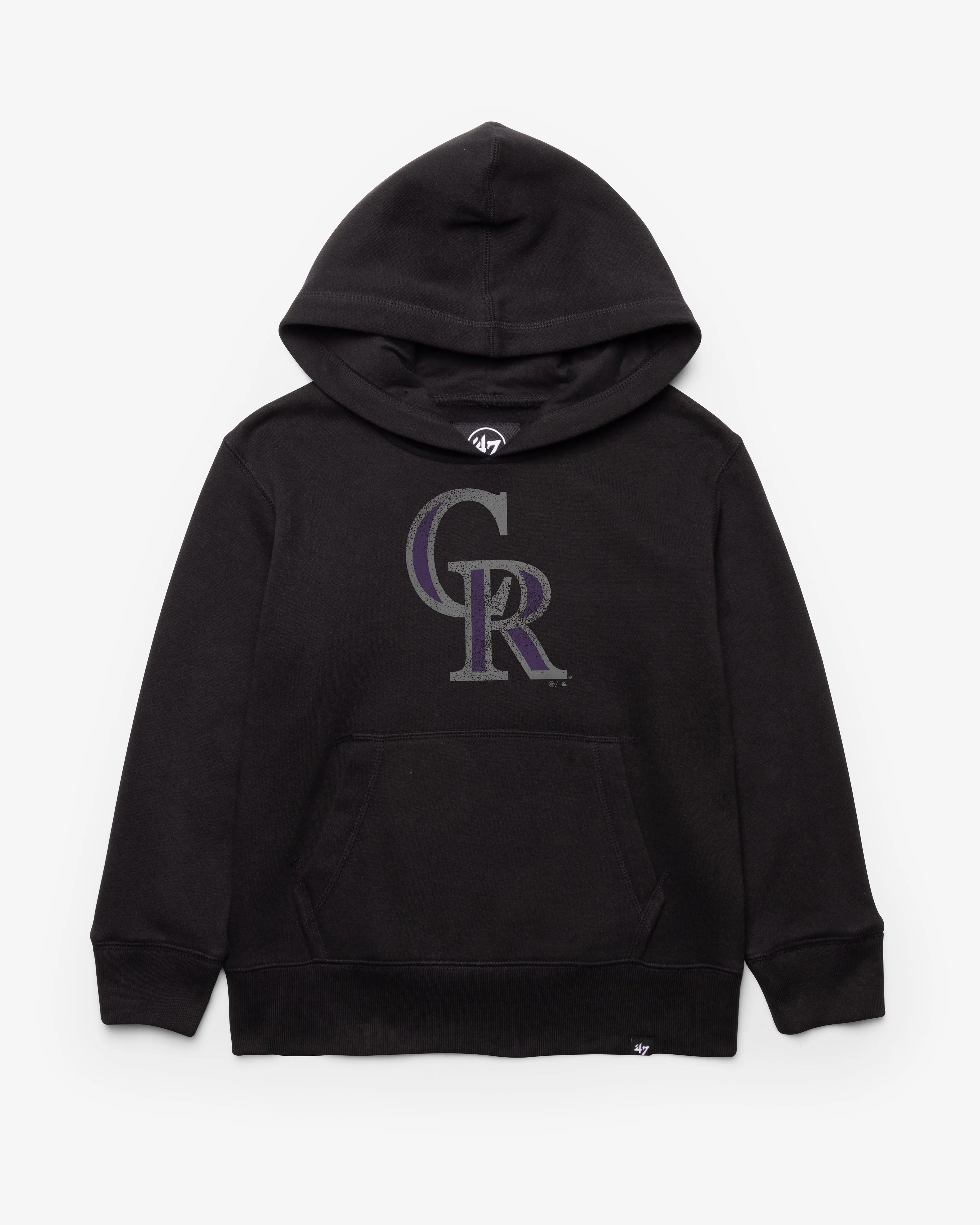 COLORADO ROCKIES DISTRESSED IMPRINT '47 HEADLINE HOOD KIDS