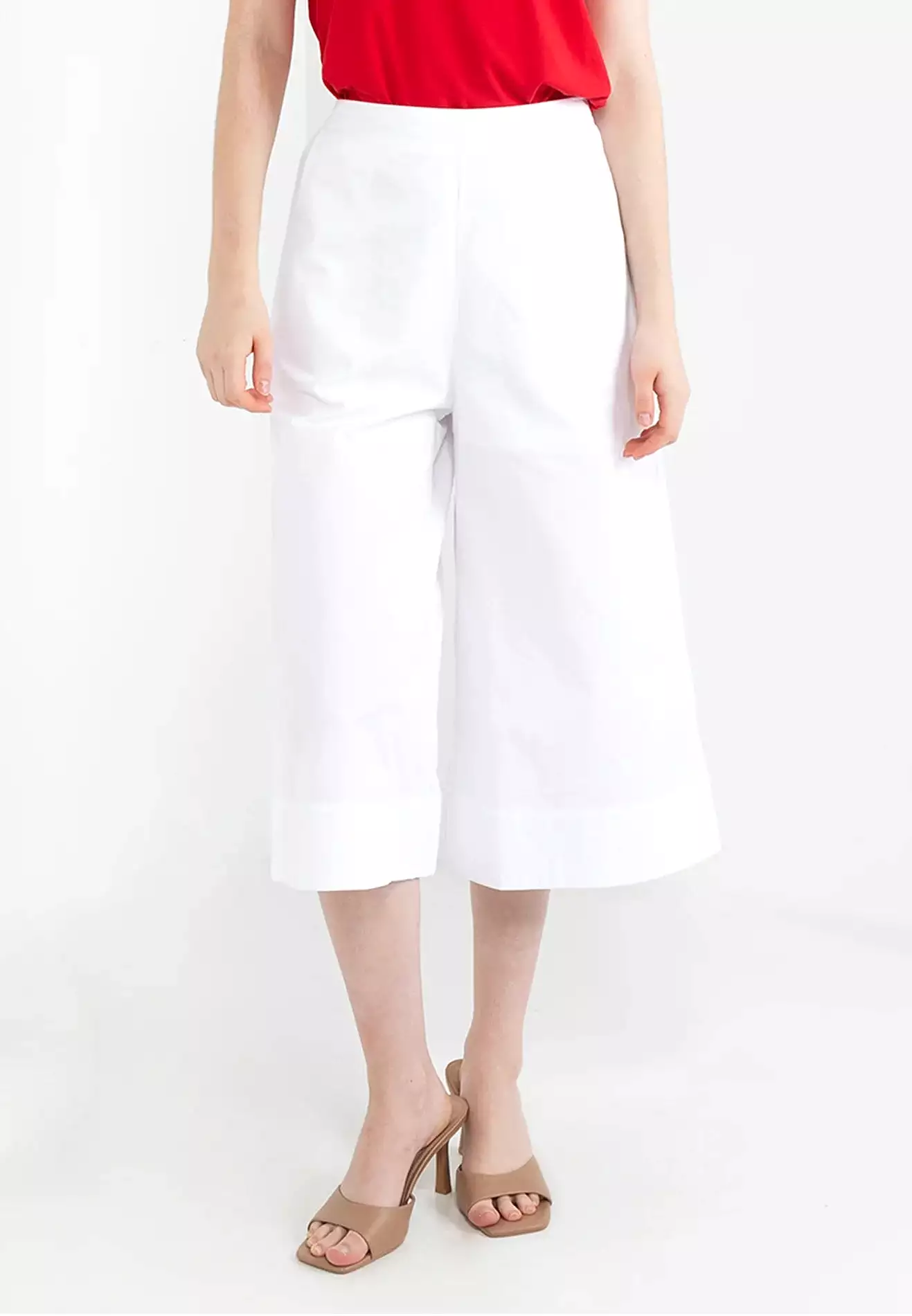 ELLE Apparel High Waisted Stretchable Culottes