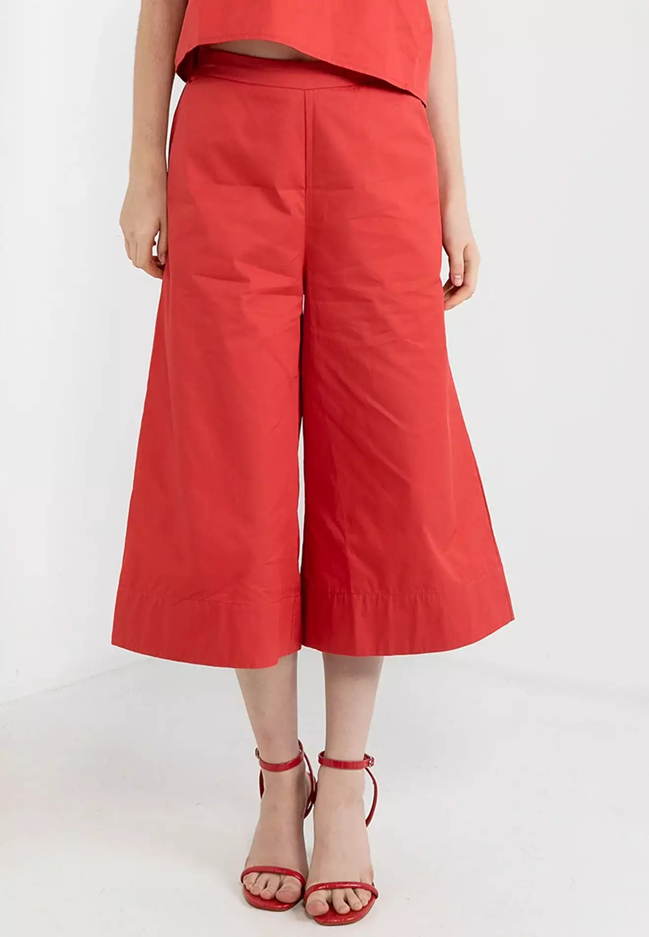 ELLE Apparel High Waisted Stretchable Culottes