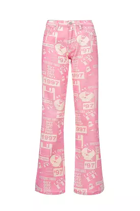 Fira Jeans - Pink