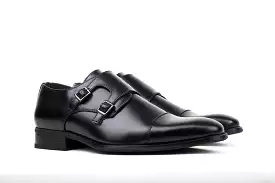 Gino Vitale Men's Monk Strap Dress Shoes