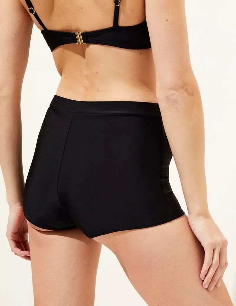 High Waisted Swim Shorts