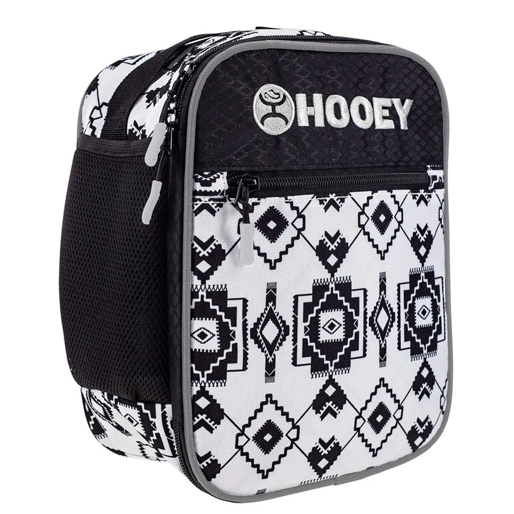 Hooey Black & White Aztec Lunch Box