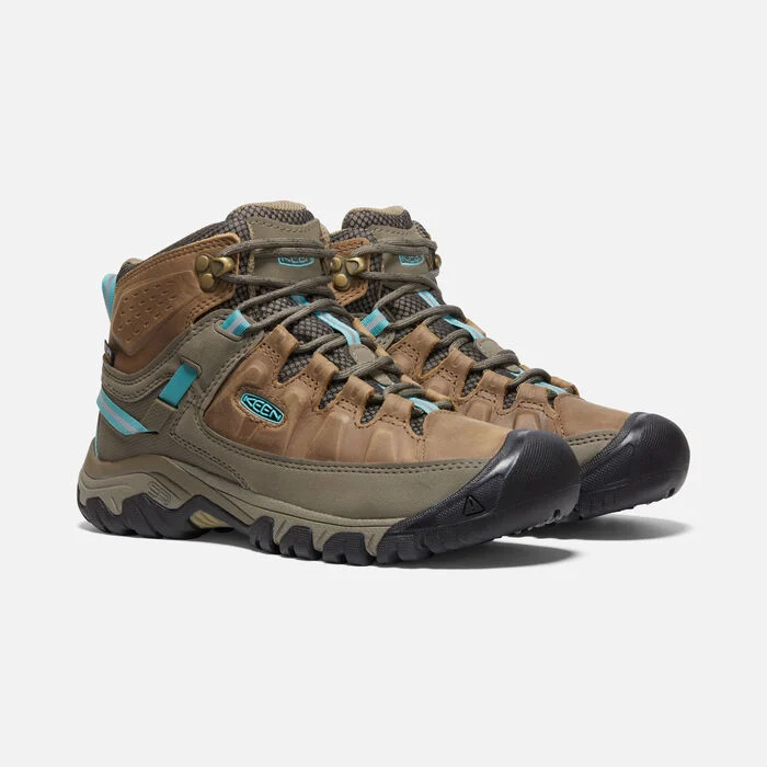 Keen Womens Targhee III Waterproof Hiking Boots- Toasted Coconut/Porcelain