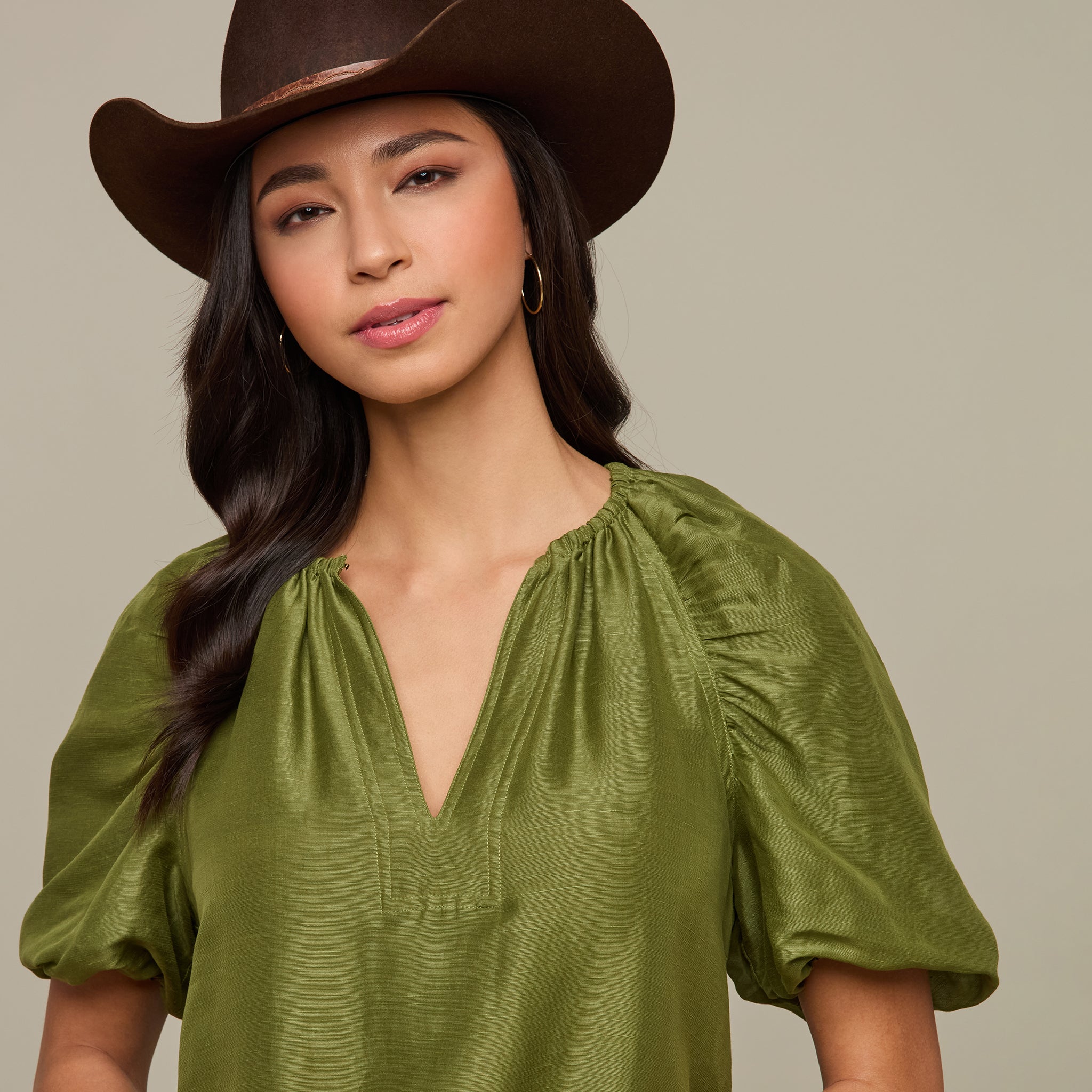 Lucchese Greta Dress :: Olive