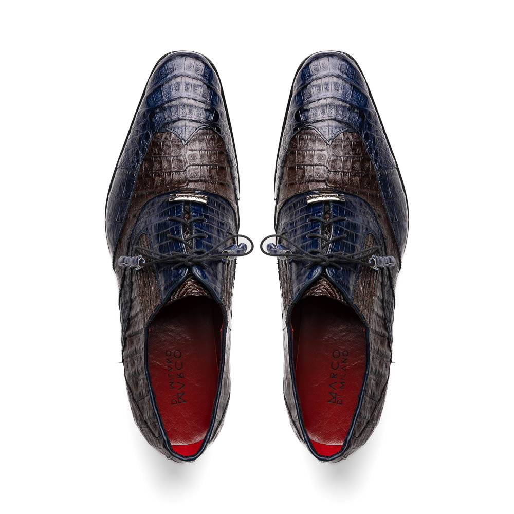 Luciano - Navy/Brown