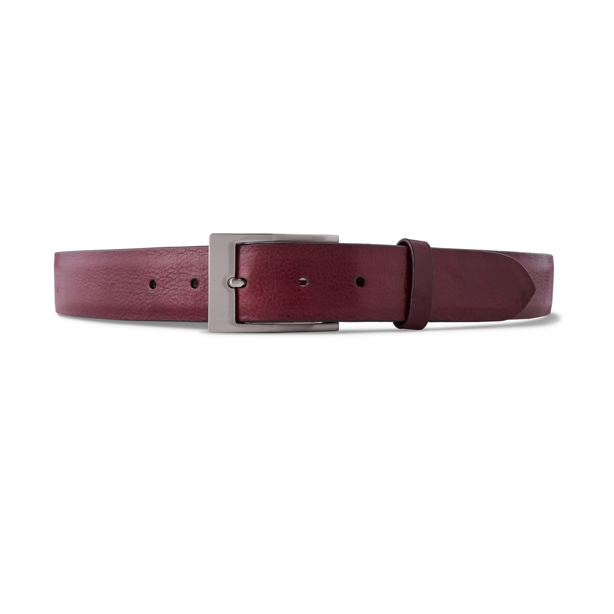 Mens Dress Belt :: Burgundy