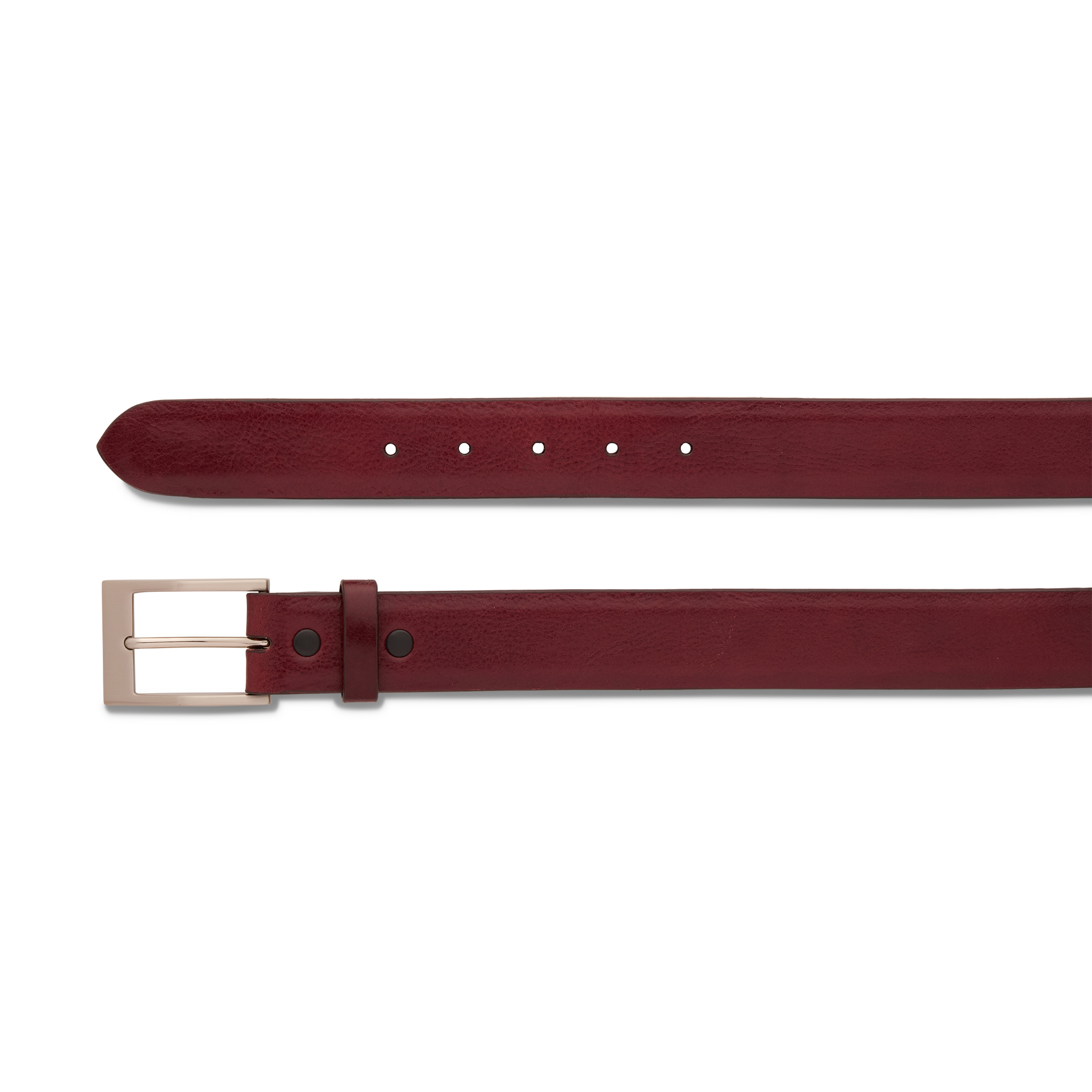 Mens Dress Belt :: Burgundy