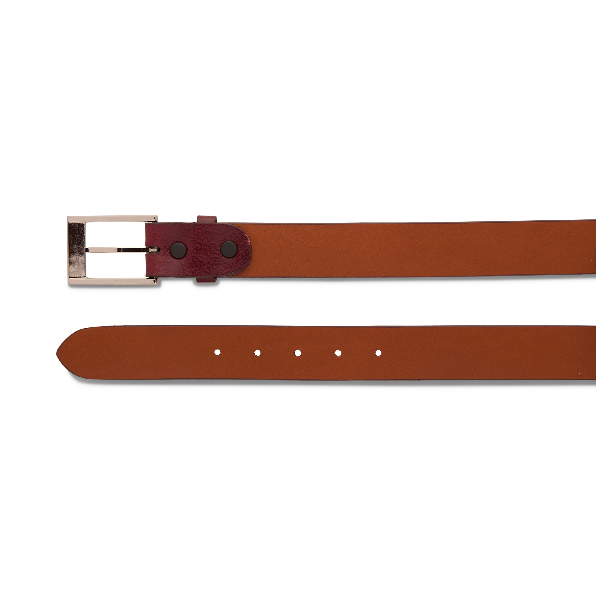 Mens Dress Belt :: Burgundy