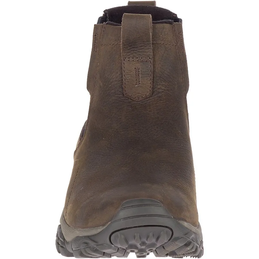 Merrell Mens Moab Adventure Chelsea Waterproof Slip On Boots-Brown