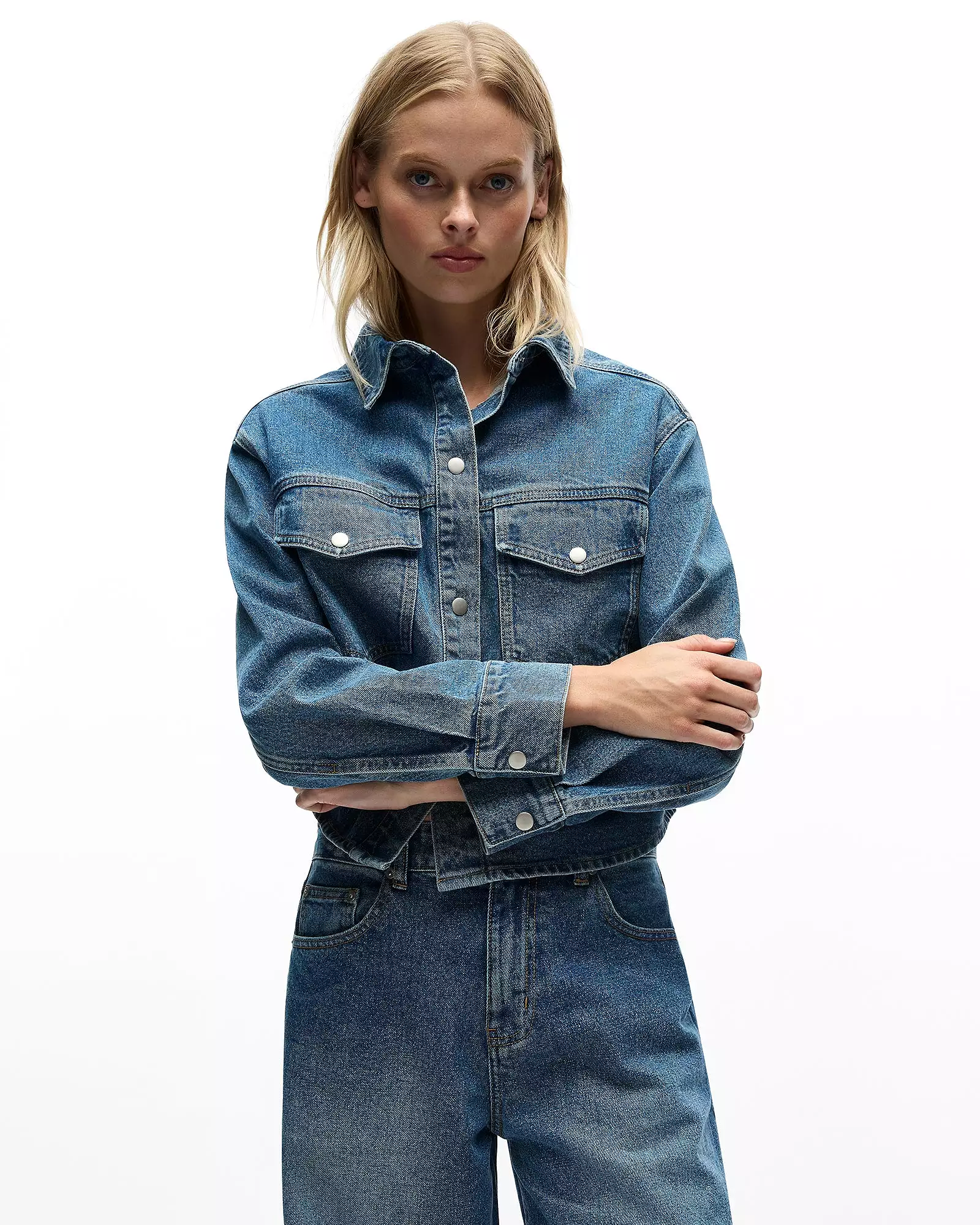 MIKA SHIRT - MID INDIGO