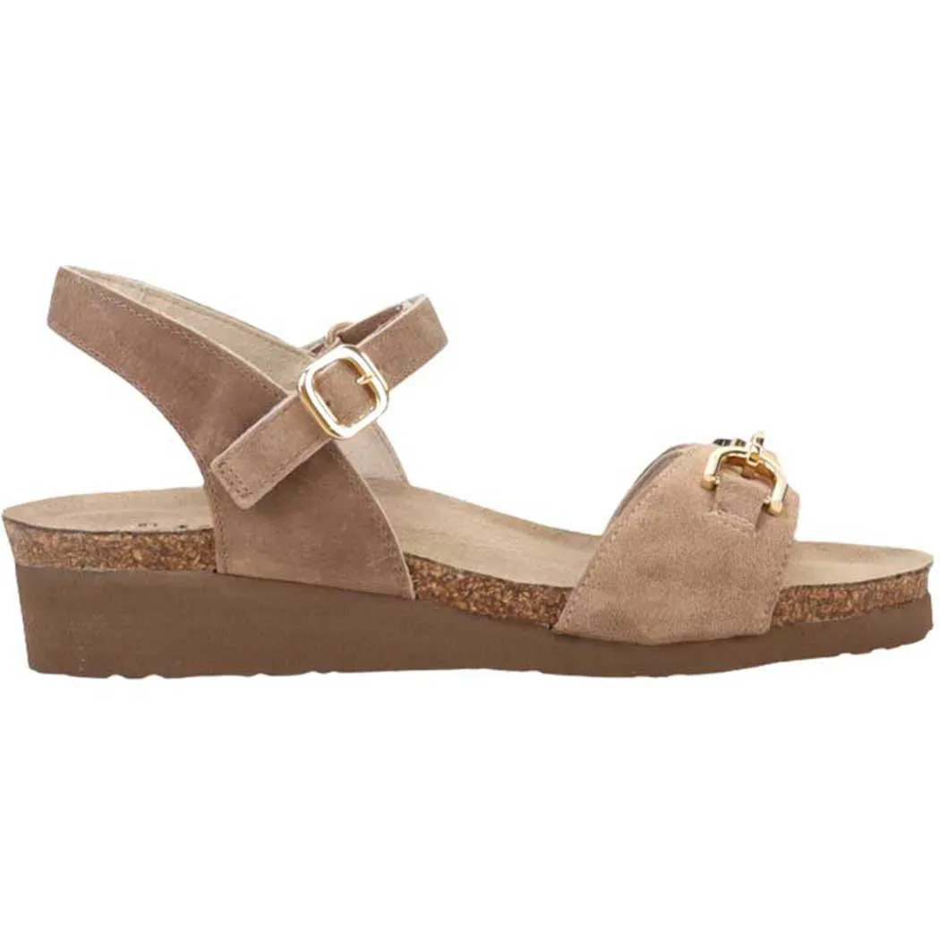 Naot Aubrey Almond Brown Suede/ Oily Bark Nubuck (Women's)