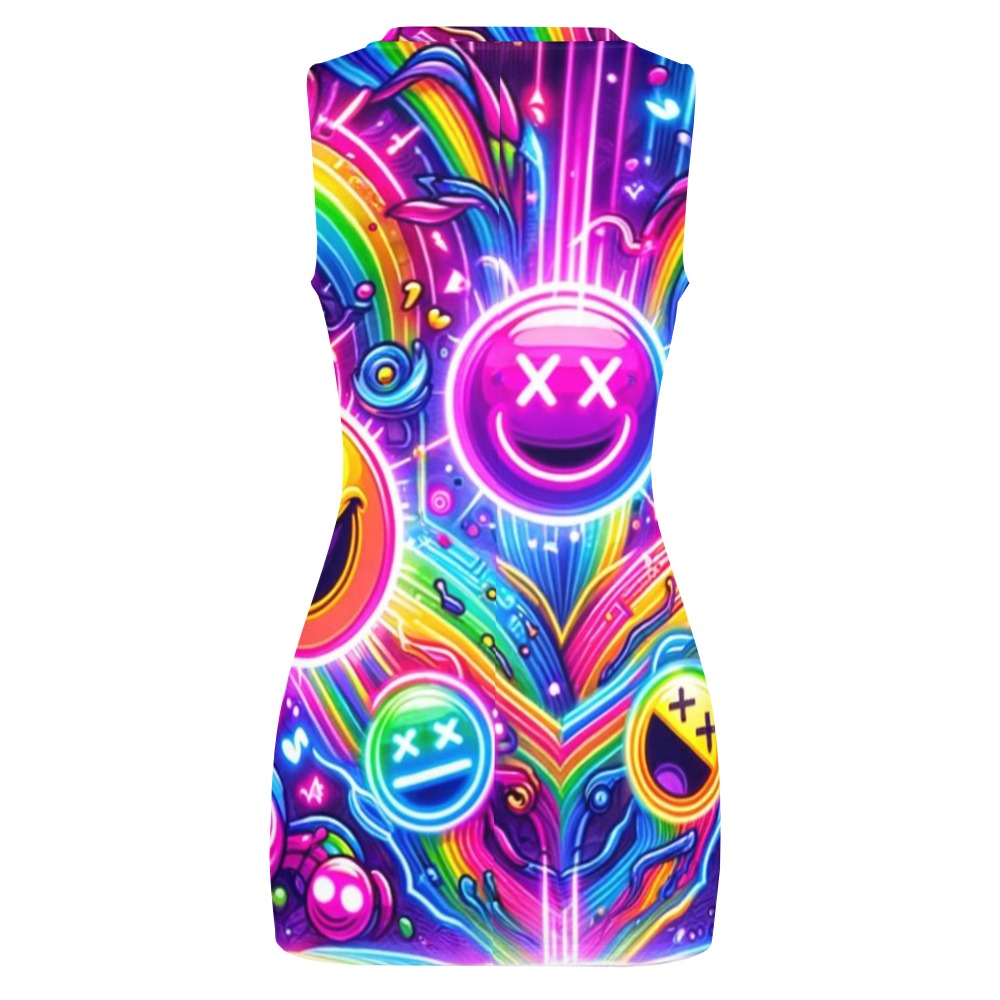 Neon Joy Rave Dress