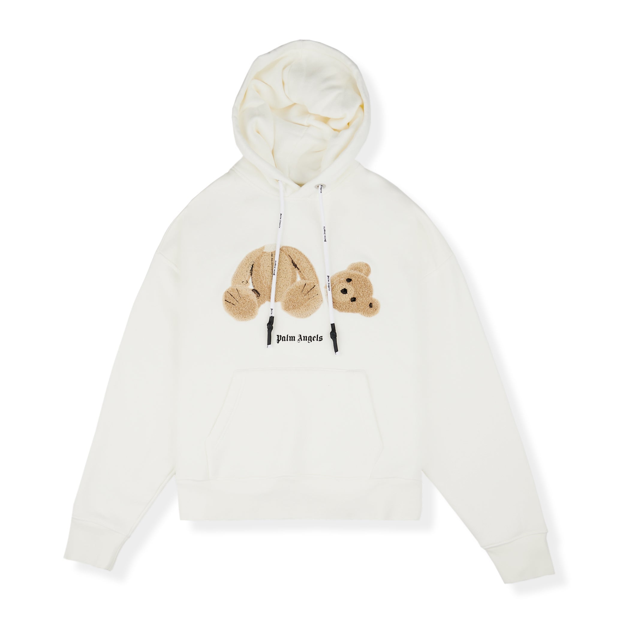 Palm Angels Kill The Bear White Hoodie