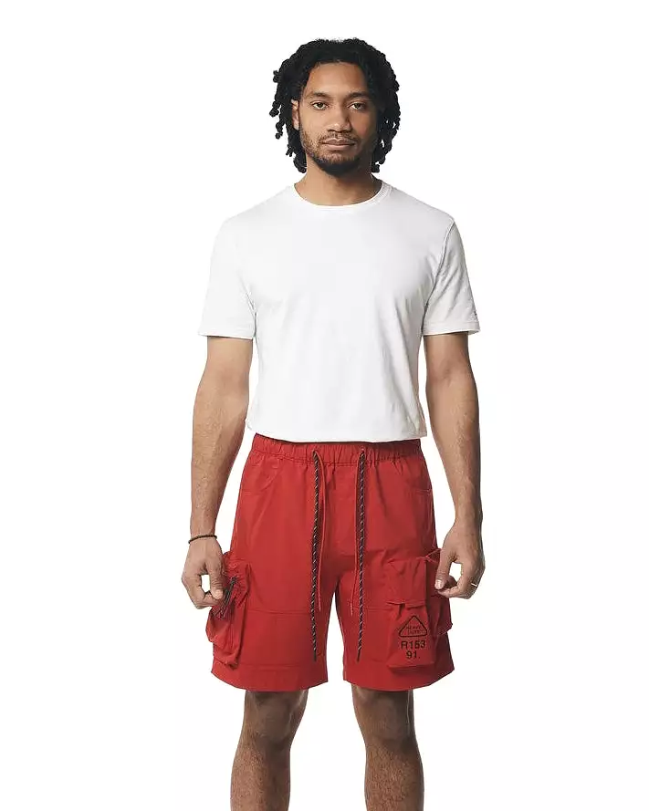 Pigmented Utility Nylon Cargo Shorts