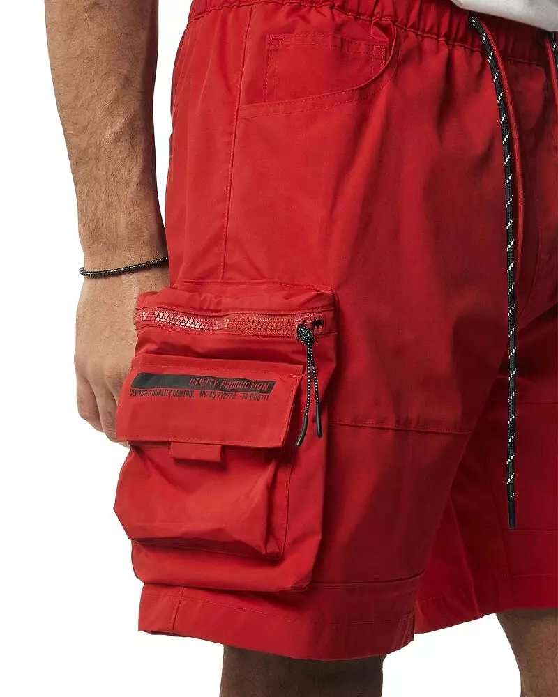 Pigmented Utility Nylon Cargo Shorts