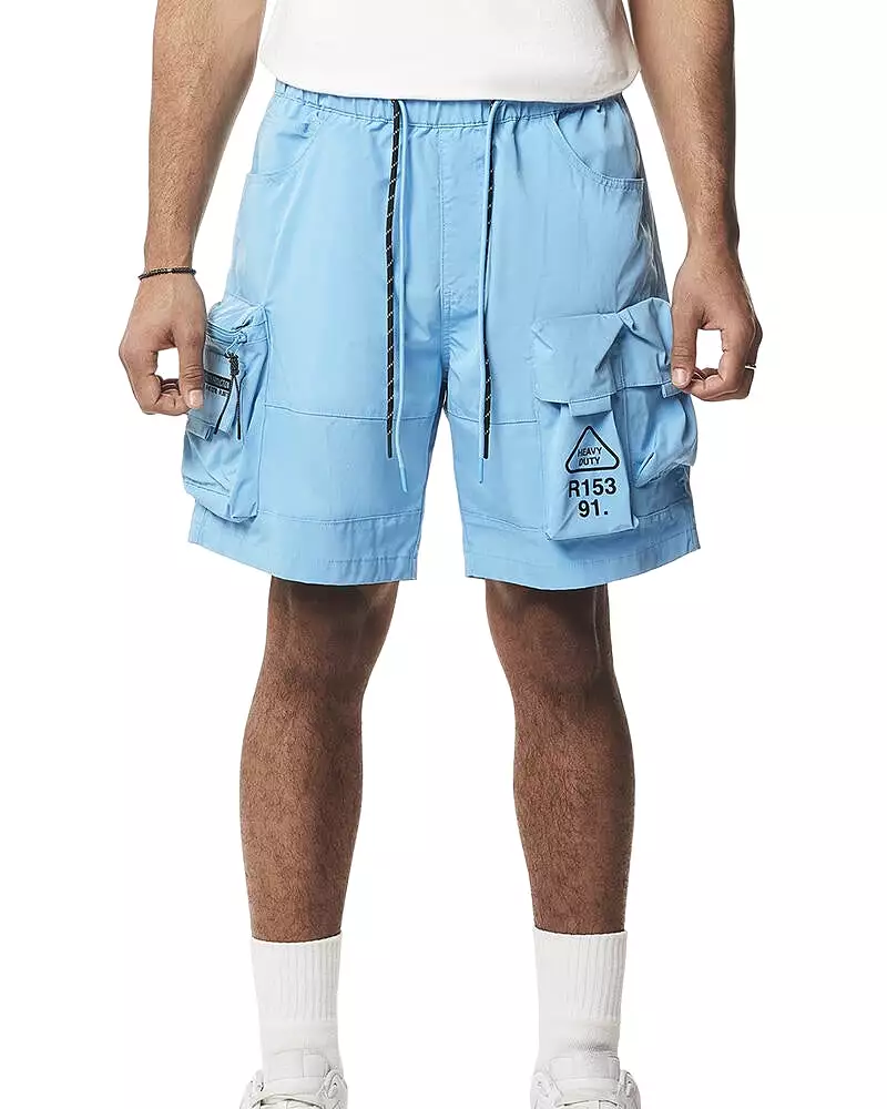 Pigmented Utility Nylon Cargo Shorts