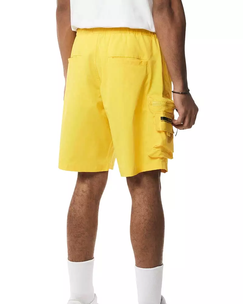 Pigmented Utility Nylon Cargo Shorts