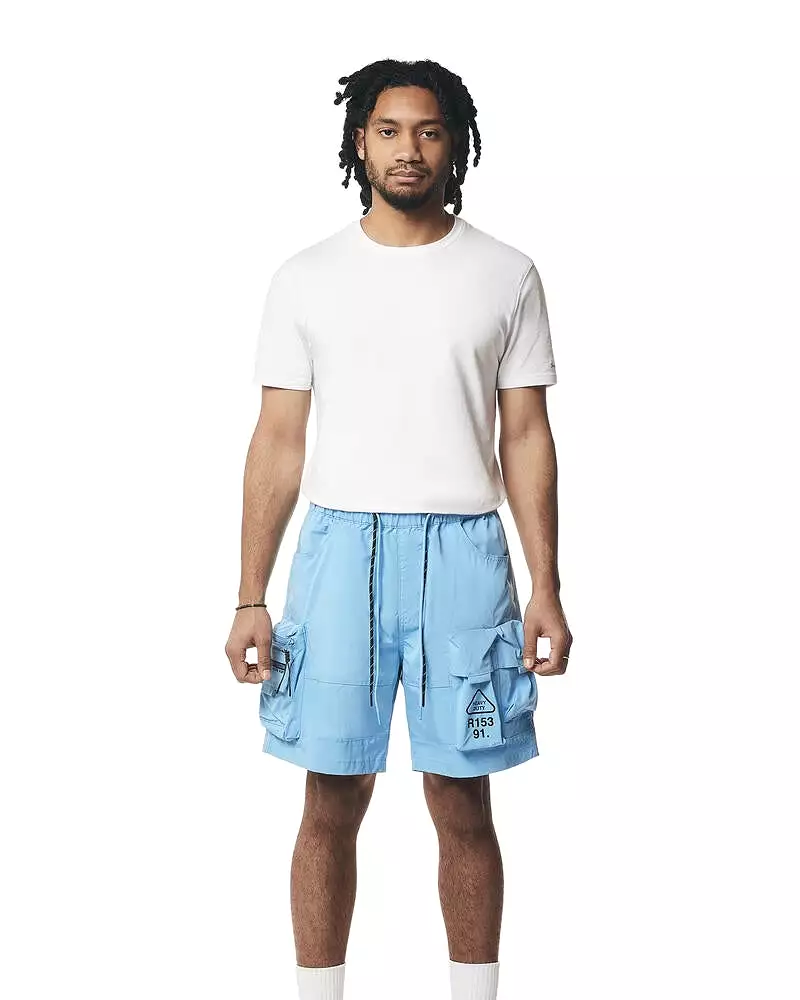 Pigmented Utility Nylon Cargo Shorts