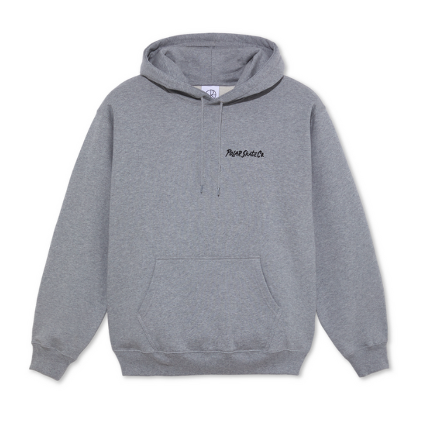 Polar Skate Co. Dave Hoodie Yoga Trippin - Heather Grey