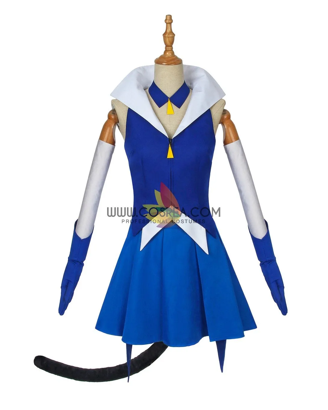 Pretty Cure Cure Cosmo Blue Cat Cosplay Costume