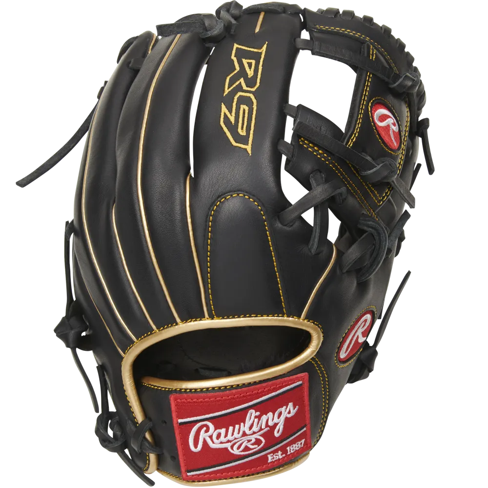 Rawlings R9 11.5 Baseball Glove: R9204-2BG