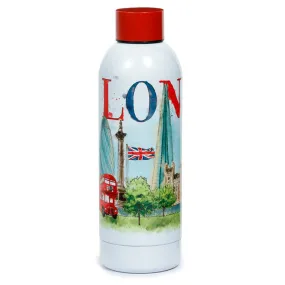 Reusable Stainless Steel Insulated Drinks Bottle 530ml - London Tour BOT194