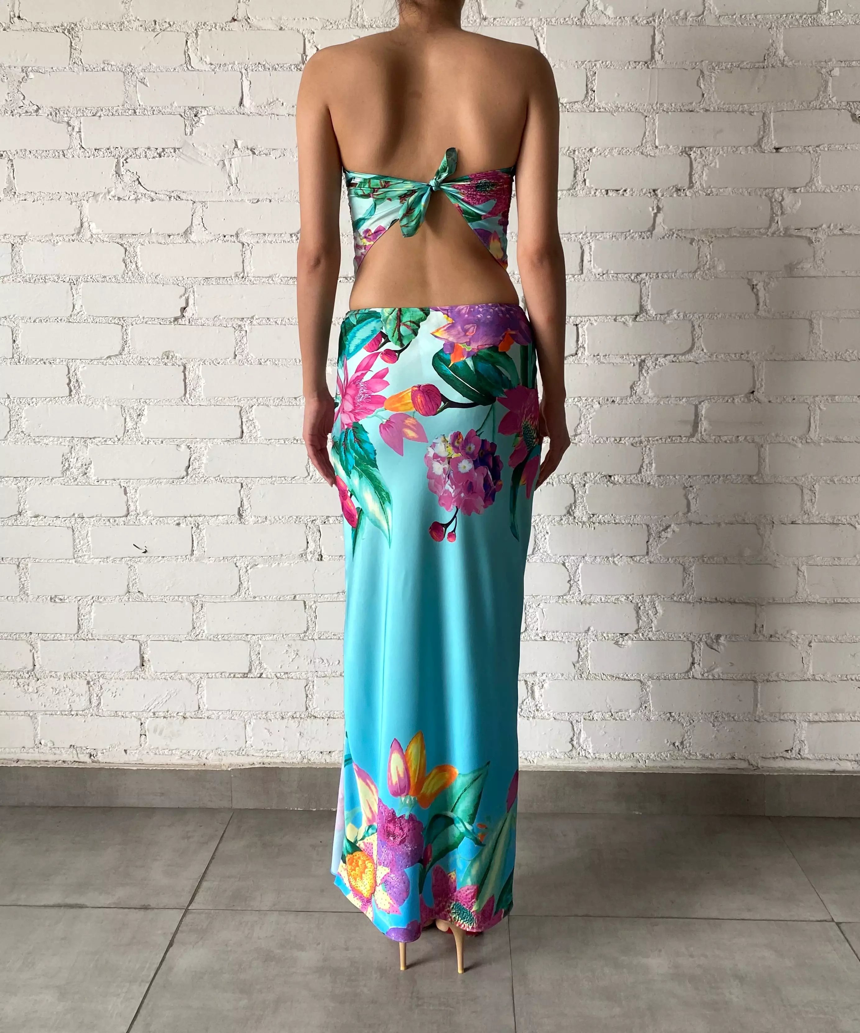 Rococo Sand - Ocean Maxi Skirt - Turquoise