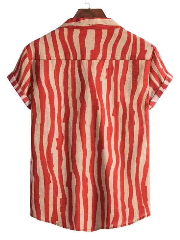 Safari Striped Short Sleeve Shirt