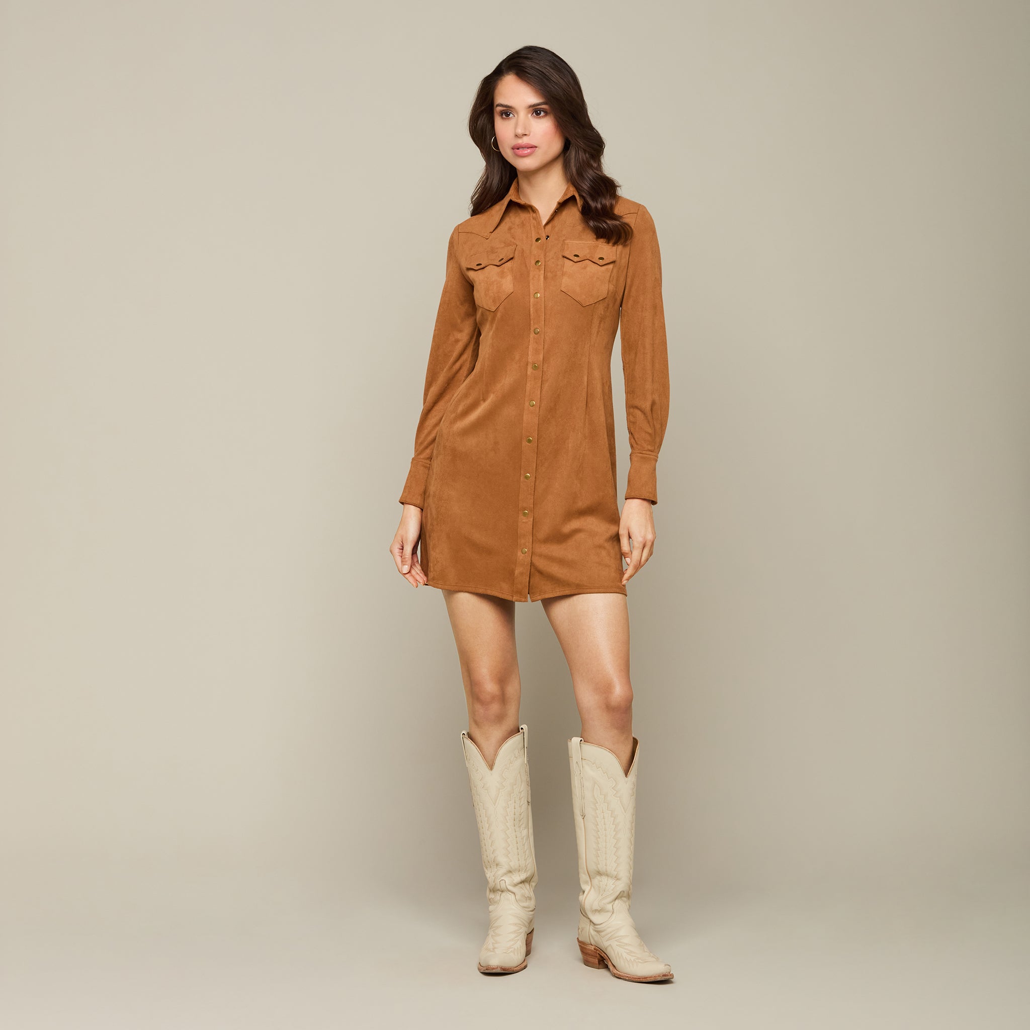 Short Duster :: Cognac