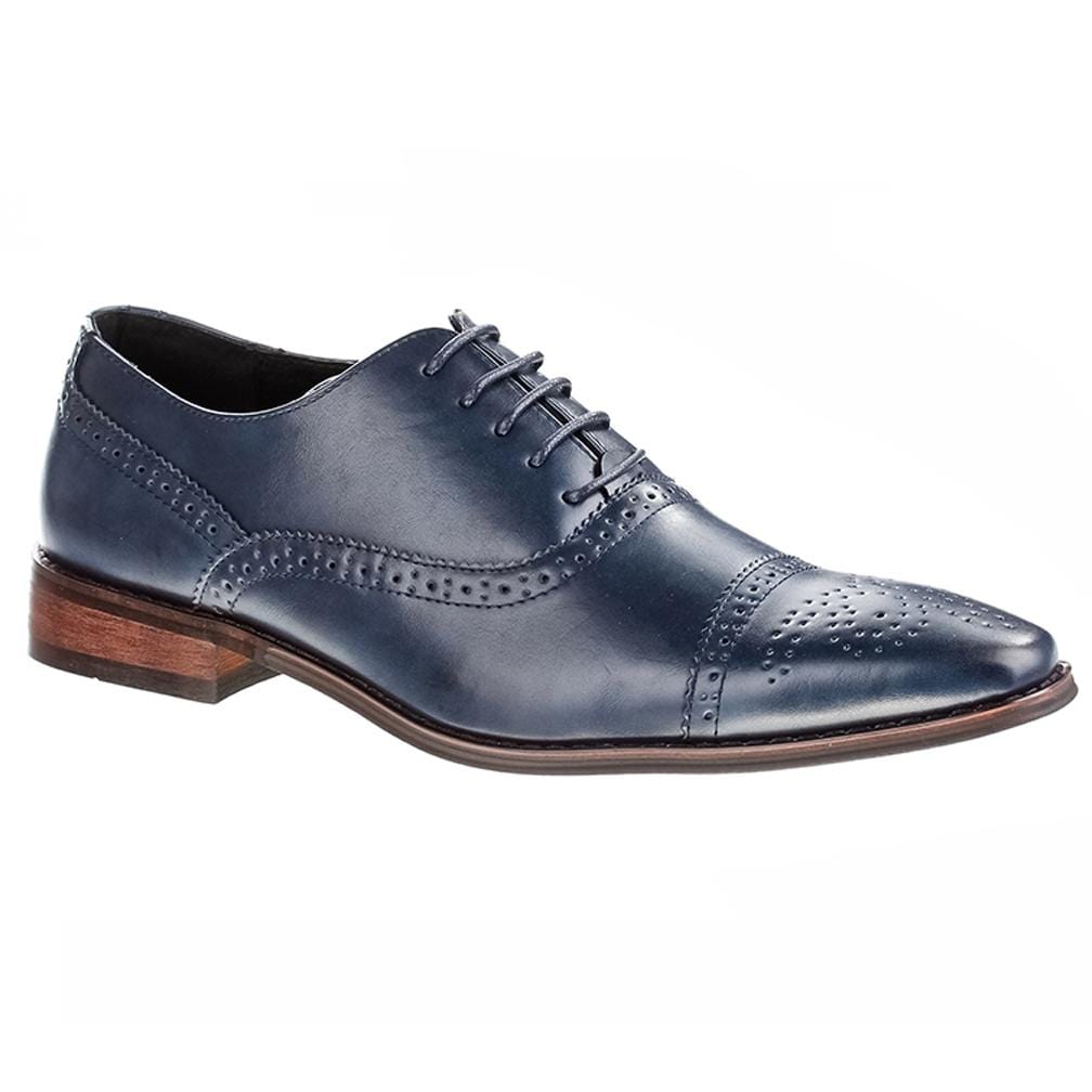 Signature Men's Brogue Cap Toe Dress Shoes