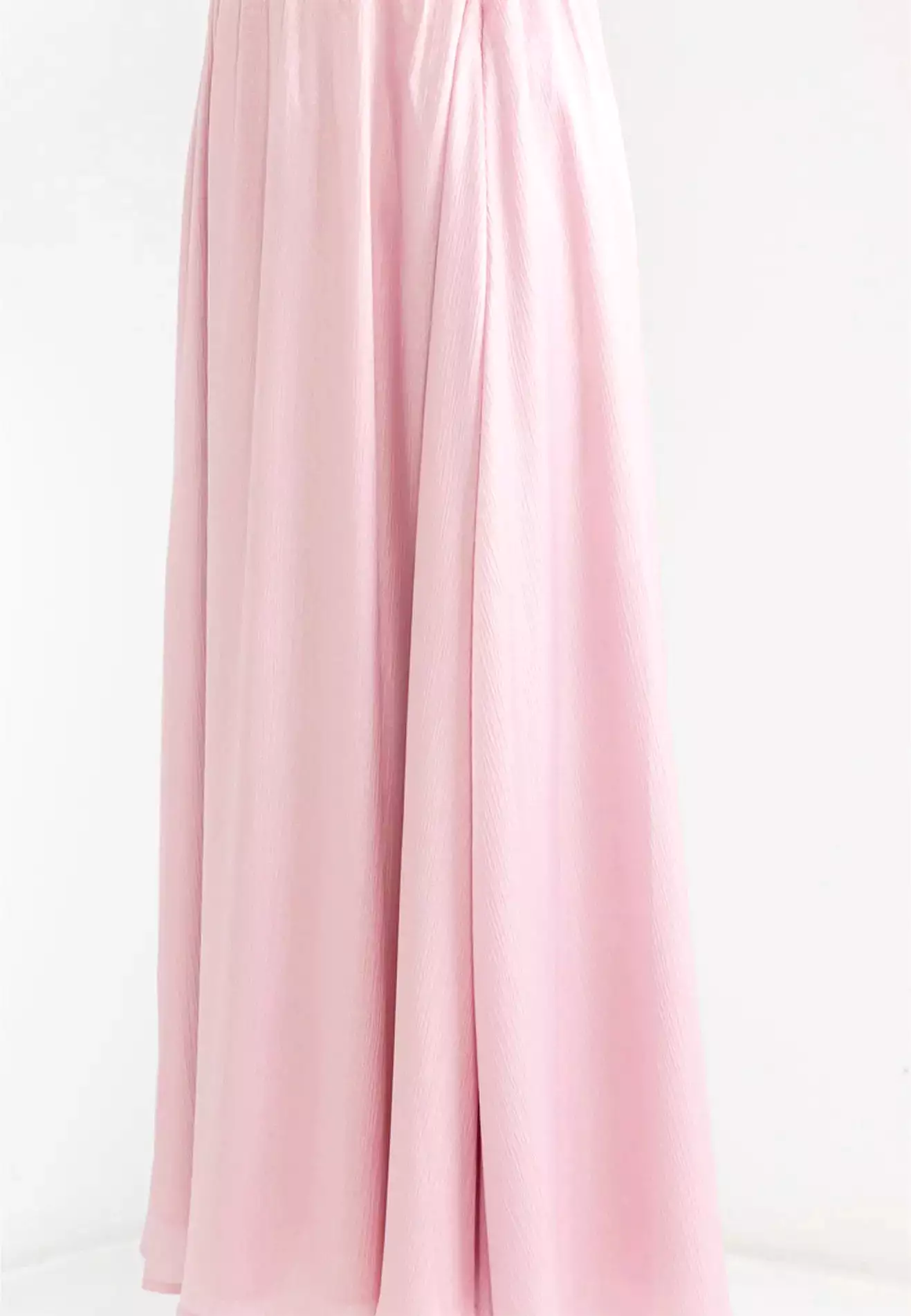 Silky Flare Maxi Skirt