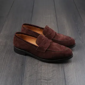 Skolyx Penny loafer brown suede - Tried on