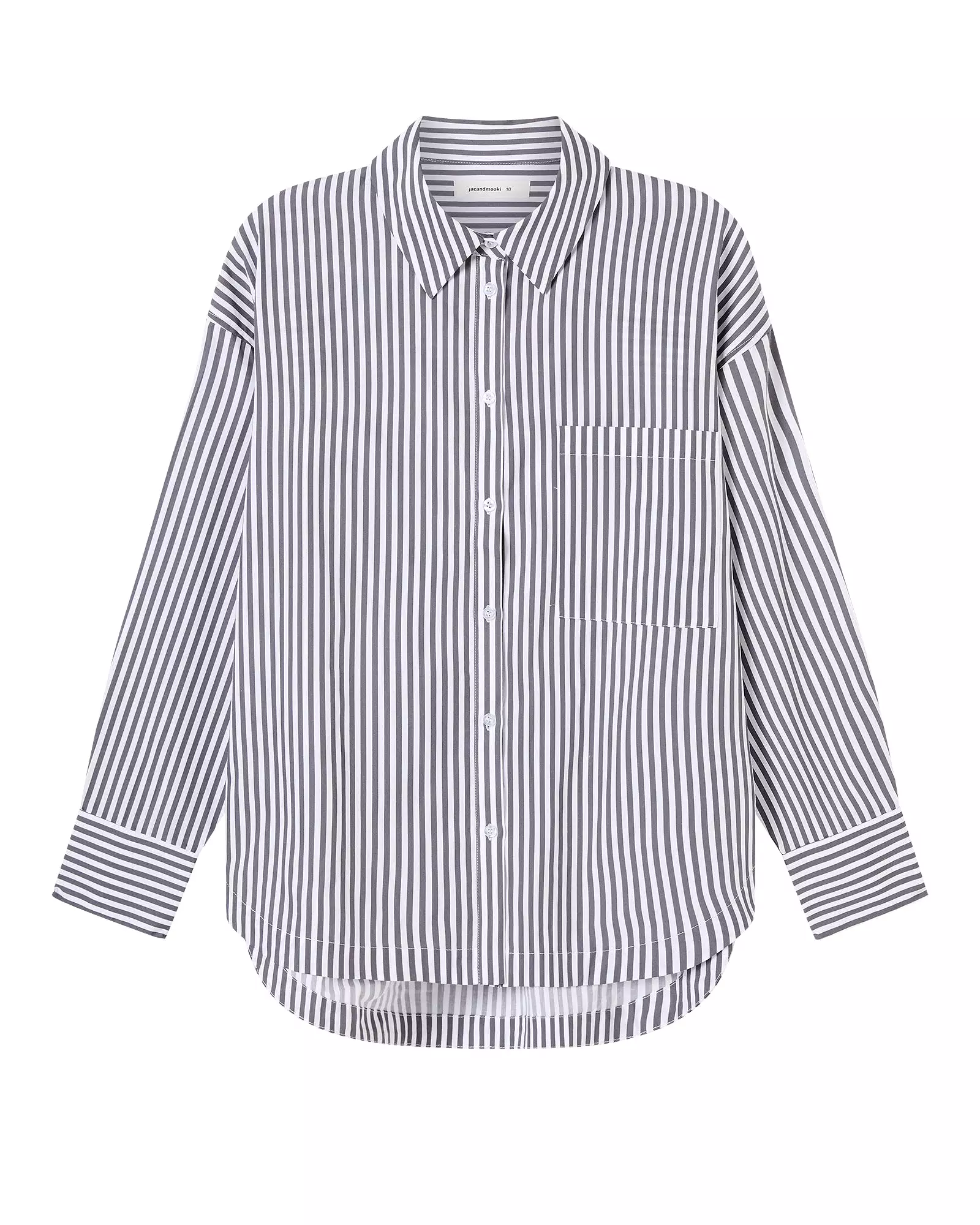 SLOANE SHIRT - SMOKE STRIPE