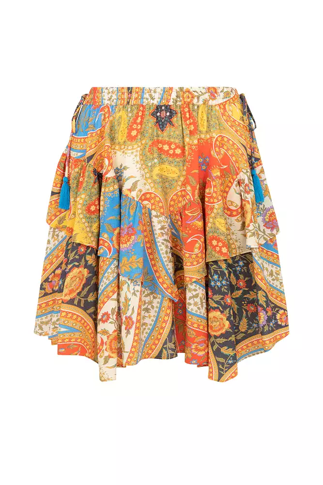 SPELL BELLADONNA HANDKERCHIEF MINI SKIRT Kaleidoscope