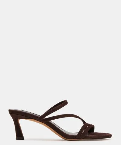 Steve Madden Lamora Chocolate Brown Suede